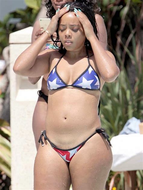 Angela Simmons Hottest Tight Bikini Body Images At The Beach In Miami Mar World