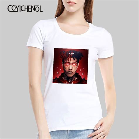Xxxtentacion Tshirt Customize Print Women Casual O Neck Tops Hiphop Regular Modal Short Sleeves