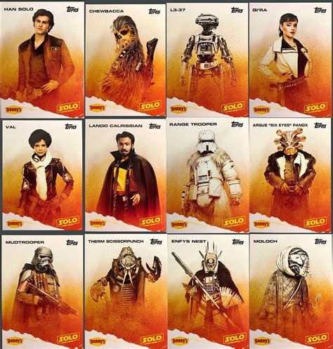 Solo A Star Wars Story Dennys Topps Cards Reveal