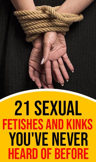 21 Sexual Fetishes And Kinks Youve Never Heard Of Before Style Care