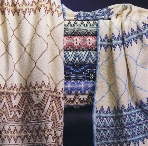 Monks Cloth Diamond Afghans Swedish Weaving Pattern By Annies Attic