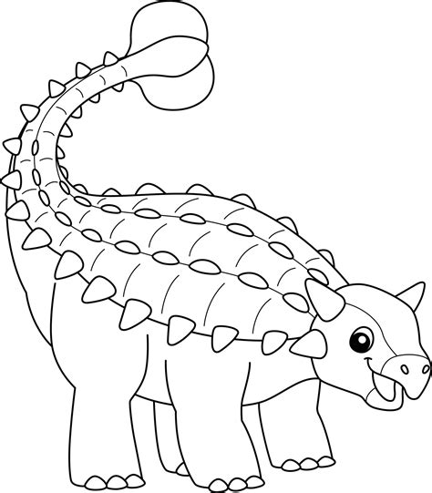 Ankylosaurus Coloring Pages Printable