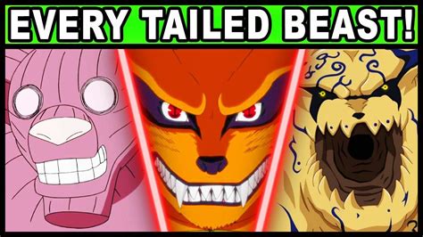 All 10 Tailed Beasts And Their Powers Explained Naruto Shippuden
