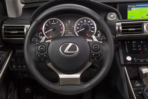 Hold the steering wheel and push the lever down. Driving the 2014 Lexus IS | Lexus Enthusiast
