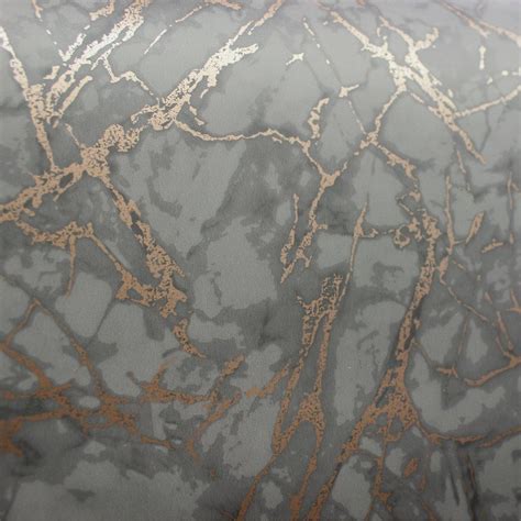 Metallic Marble Greyrose Gold Marble Effect Wallpaper Grey And Gold
