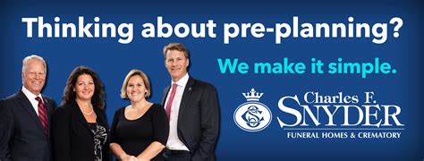 Charles F. Snyder Funeral Homes & Crematory Reels
