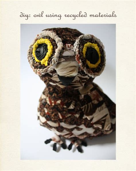 My Owl Barn Diy Make Owl From Recycled Material