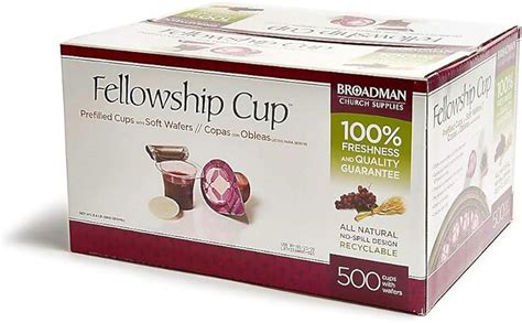 Broadman Church Supplies Pre Filled Communion Fellowship Cup Juice And