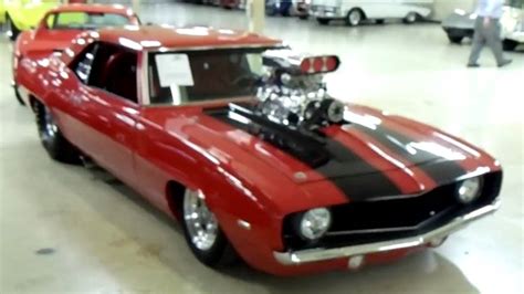 1969 Chevrolet Camaro Prostreet Supercharged Hot Rod Red Youtube