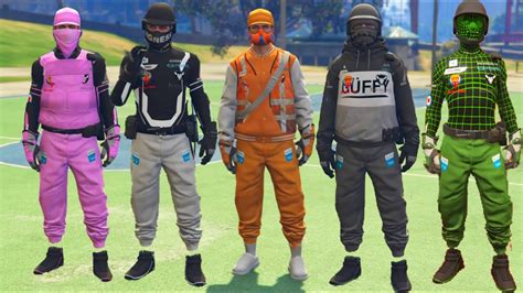 Gta 5 Online Modded Outfits Showcase Youtube