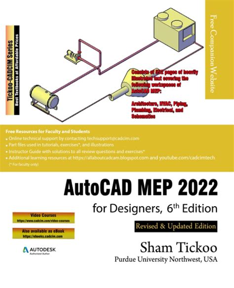 Autocad Mep 2022 For Designers 6th Edition Prof Sham Tickoo Purdue