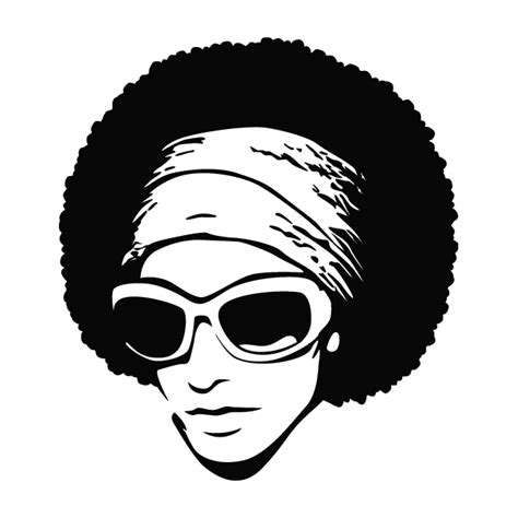Afro Textured Hair Drawing Woman Png Download 650650 Free