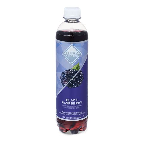 Clear American Ice Black Raspberry Flavored Sparkling Juice Beverage 17 Fl Oz Brickseek