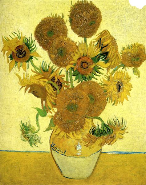 Still Life Vase With Fifteen Sunflowers 1888 Vincent Van Gogh