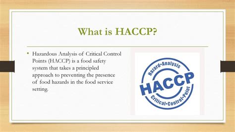 Introduction To Haccp By Emmilia Smith Msn Ppt Download