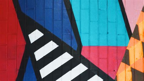 Download Wallpaper 2048x1152 Graffiti Art Stripes Colorful Ultrawide