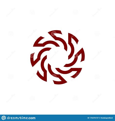 Circle Abstract Logo Template Illustration Design Vector Eps 10 Stock