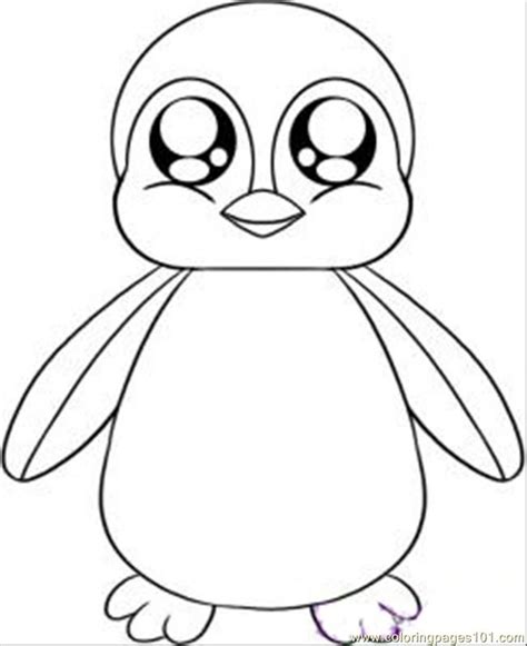 Free Printable Penguin Coloring Pages For Kids Easy Animal Drawings