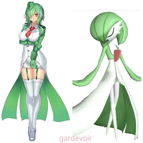 An Anime Character Is Dressed In Green And White