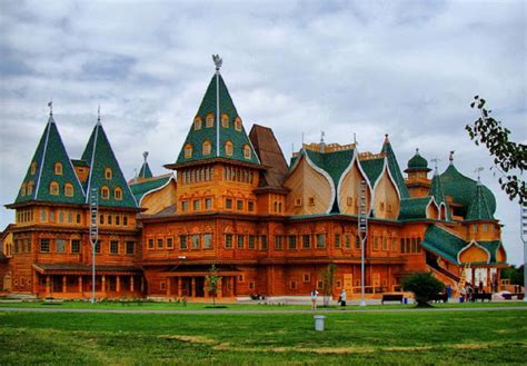 The Wooden Palace Of Tsar Alexei Mikhailovich Kolomenskoye Russia