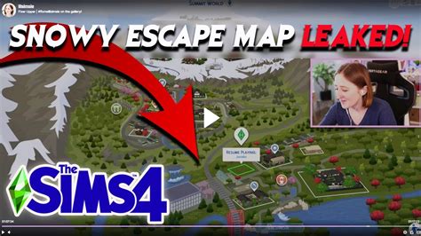 😯 Did Lilsimsie Leak The Map Of Next Sims 4 Expansion😯 Snowy Escape