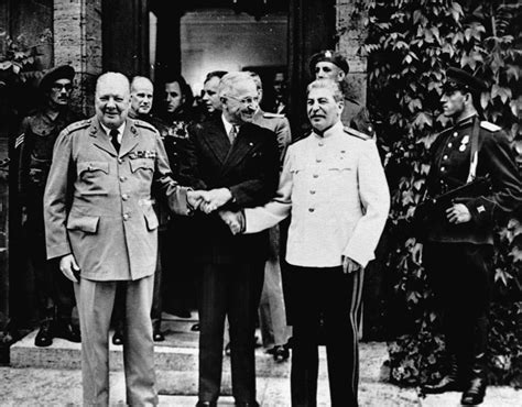 Encounter Churchill And Stalin Charm Truman