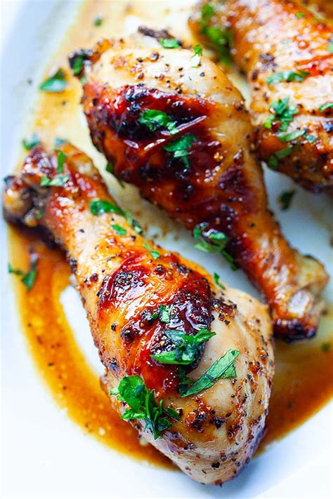 The leg quarter is made up of the thigh, drumstick, and part of the back of the chicken. Best Baked Chicken Legs (Extra Juicy Recipe!) - Rasa ...