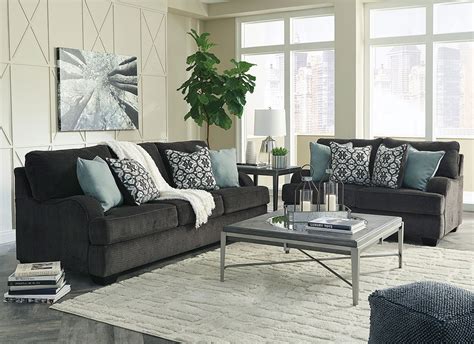 Charenton Charcoal Living Room Set By Signature Design By Ashley