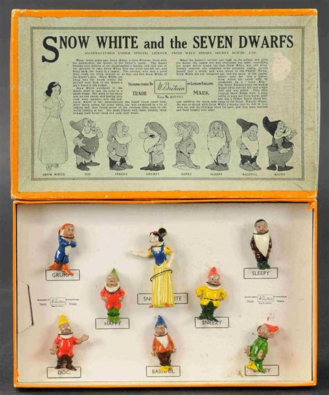 Britains Snow White And Seven Dwarfs Oct 11 2019 Bertoia Auctions