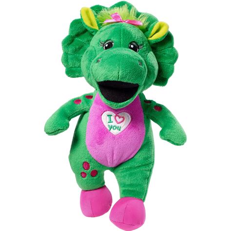 Barney I Love You Baby Bop 10 Inch Plush Figure With Song