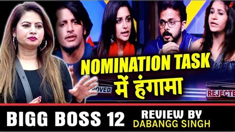 “bigg Boss 12” Latest News Nomination Full Episode Review By