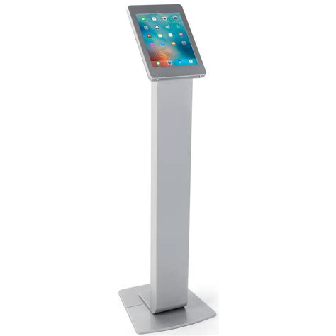 Displays2go Ipad Pedestal Stands Secure Enclosure With Anti Theft