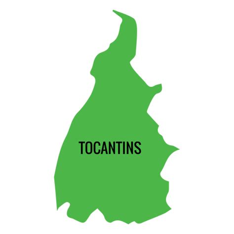 Mapa Do Estado Do Tocantins Baixar Pngsvg Transparente