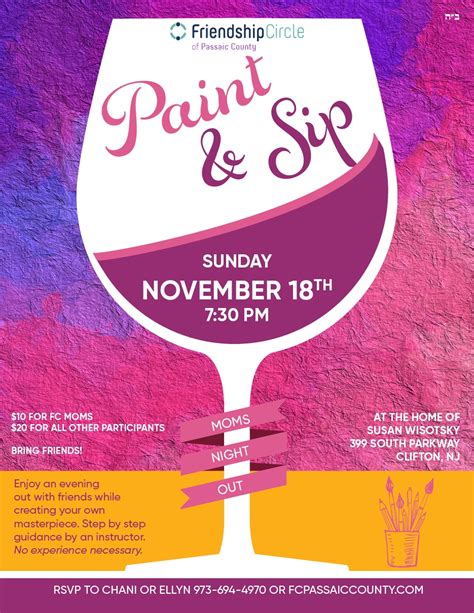 Paint And Sip Night For Moms