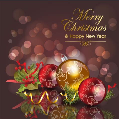 Christmas Cards Merry Christmas Card Vector 1 Vector Sources