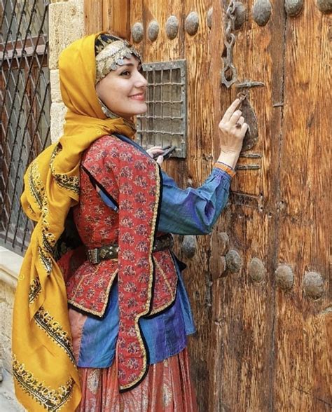 Azerbaijani Womans National Costume From Karabakh Region Xix Century
