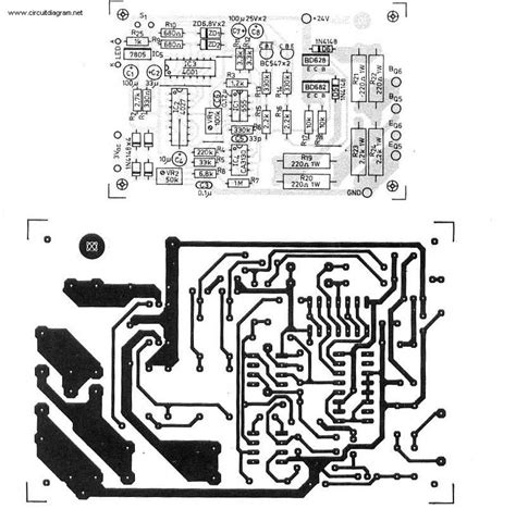 Amplifier printed circuit board layout is a schematic drawing of copper wiring patterns done on a circuit board. 300 Watt Inverter Circuit - Circuit Diagram Images
