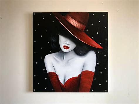 Lady In Red Painting Ubicaciondepersonas Cdmx Gob Mx