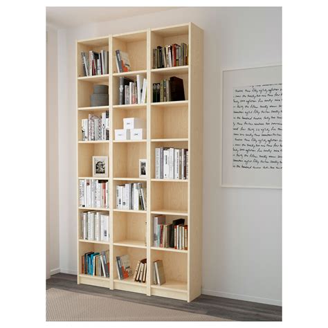 Billy Bookcase Birch Veneer 120x28x237 Cm Ikea Latvija
