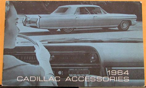 1964 Cadillac Accessories Sales Brochure Original