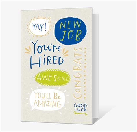 New Job Congrats Printable Best Congratulation Card Transparent Png