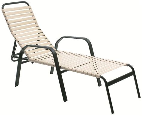 Anna maria chaise lounge chair 2 vinyl strap with stackable aluminum frame, 33 lbs. 15 Collection of Vinyl Strap Chaise Lounge Chairs