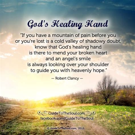 Gods Healing Hand Words To Live By And That Speak The