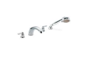 Repair parts home plumbing parts moen parts moen kitchen faucet parts moen 67430 chateau kitchen faucet parts. Moen T991 Chateau Chrome Roman Tub Faucet Trim Kit with ...