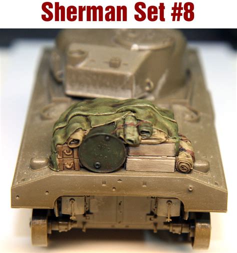 Sherman Engine Deck And Stowage Set 8 Tamiya 135 Value Gear