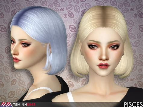 The Sims Resource Pisces Hair 52