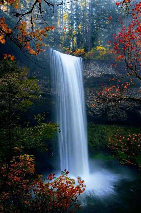 59 Amazing Mysterious Waterfall Landscapes Waterfall Natural