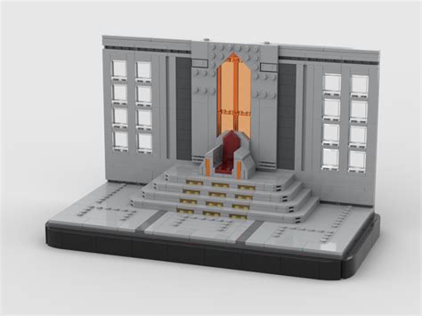 Lego Moc Brickboss Mandalore Throne Diorama By Brickboss