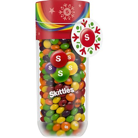Skittles Original Fruity Candy Christmas Ts 14 Ounce Jar Walmart
