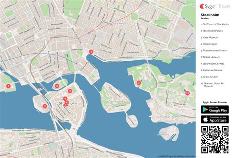 karte von stockholm touristisch sehenswürdigkeiten und denkmäler von stockholm